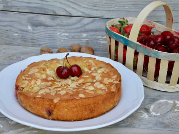 Moelleux cerises amandes