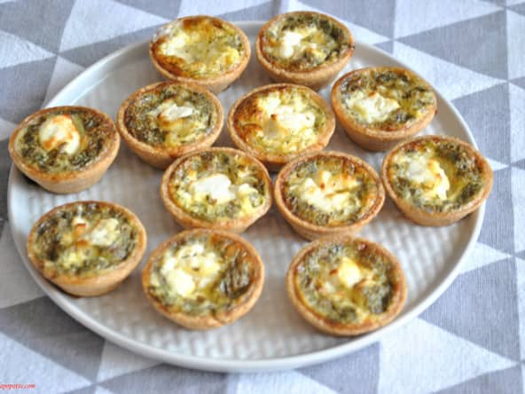 Tartelettes feta et herbes