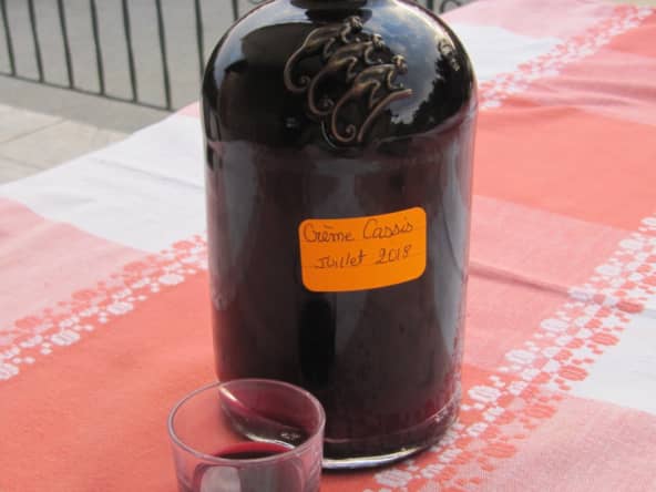 Crème de cassis maison