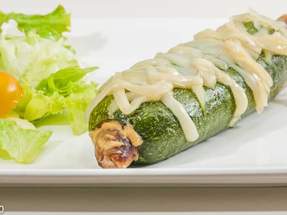 Hot dog de courgette