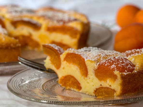 Clafoutis à la ricotta et aux abricots