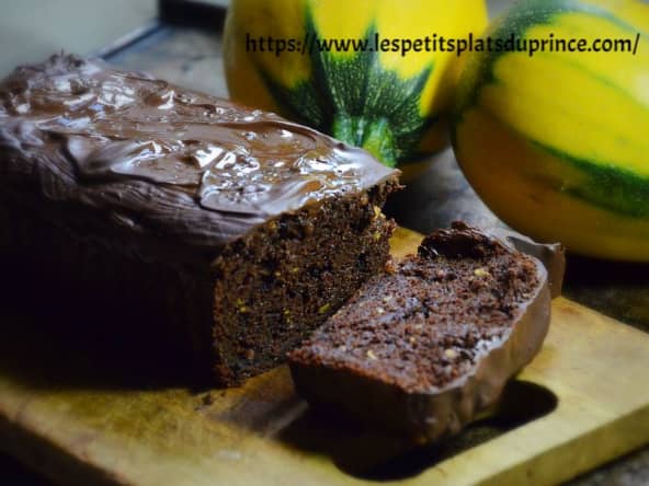 Cake très chocolat à la courgette, sans lactose, sans matière grasse