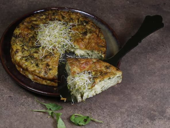 Gâteau de roquette aux fromages