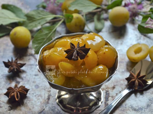 Compotée de mirabelles au miel et aux épices