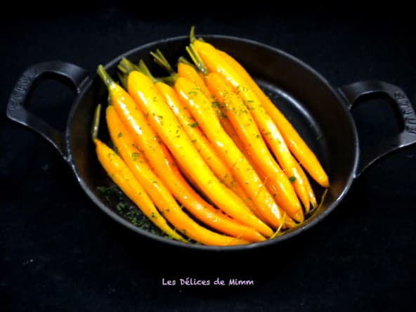 Carottes glacées au sirop d’érable