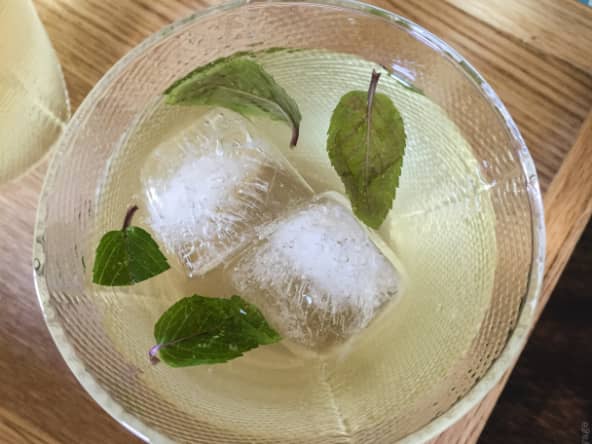 Thé vert et maté glacé