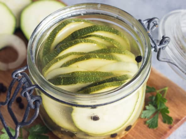 Pickles de courgette