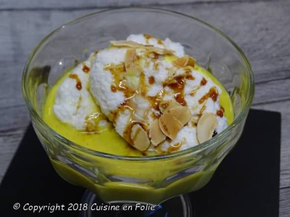 Iles flottantes au parmesan