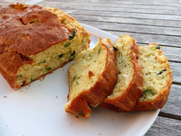 Cake courgette et chèvre