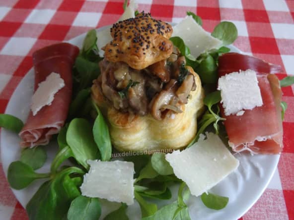 Feuilletés aux cèpes