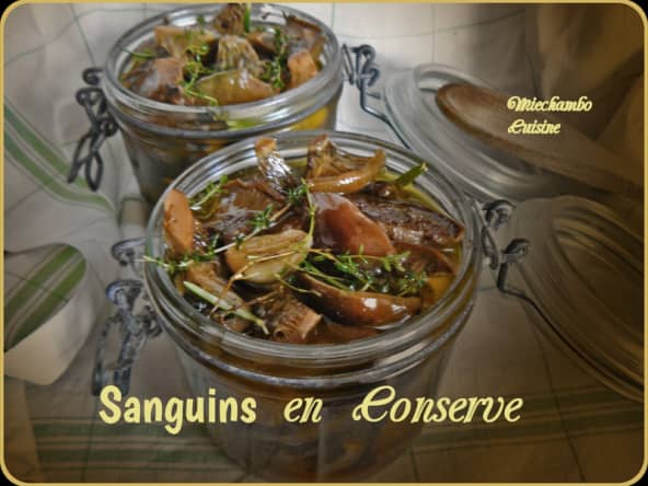 Sanguins à l'huile d'olive