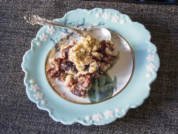 Crumble aux figues