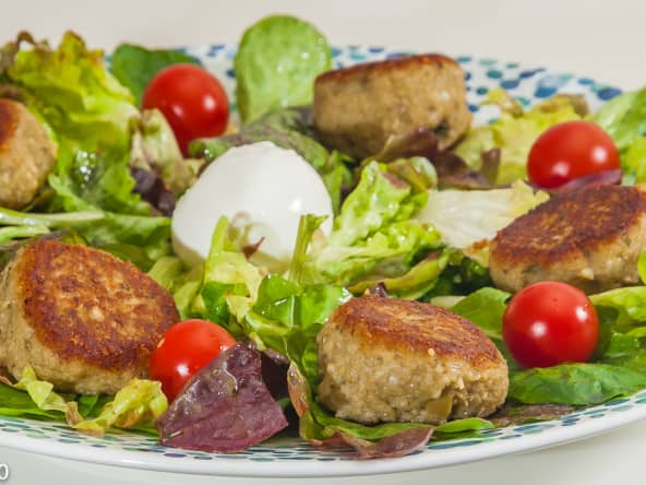 Polpette d'aubergine au grana padano