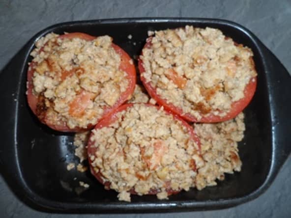 Tomates farcies bœuf-porc