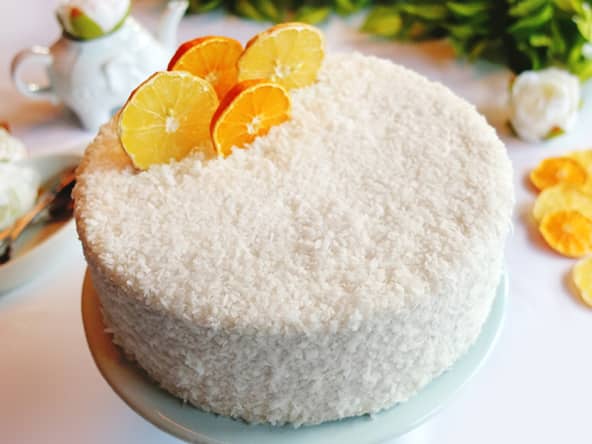 L’Entremets Noix de Coco et Citron Yuzu