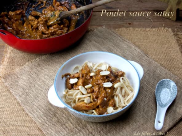 Poulet sauce satay