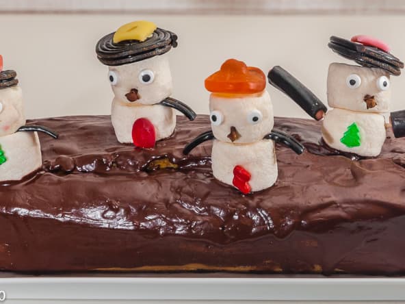 Cake bonhomme de neige