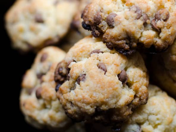 Cookies au miel et aux pépites de chocolat