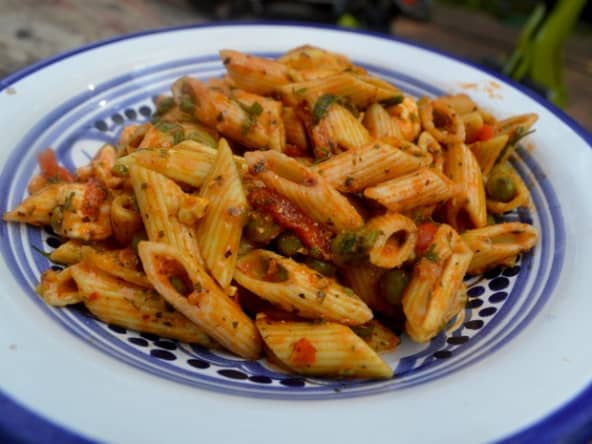 Salade de pâtes au pesto