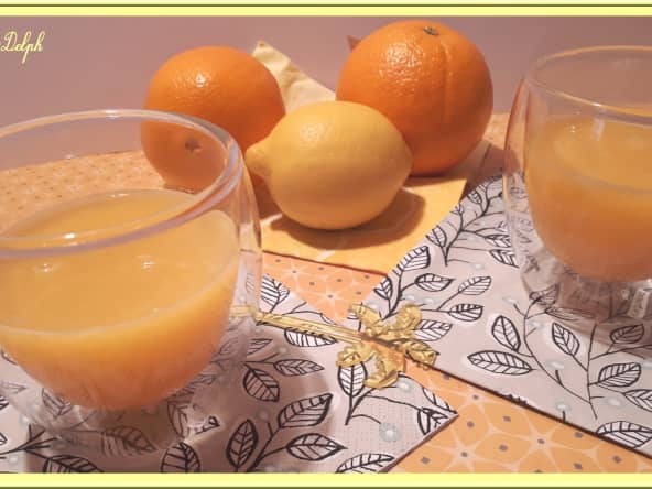 Jus de citron, oranges et fleur d'orange