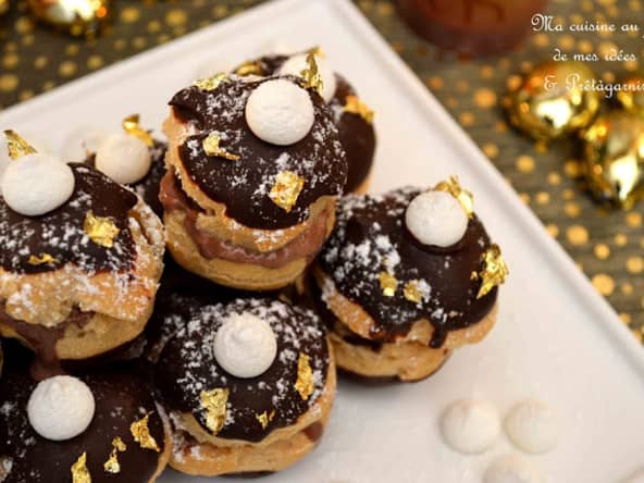 Profitéroles tout chocolat