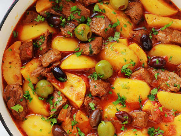 Sauté de boeuf mijoté aux pommes de terre