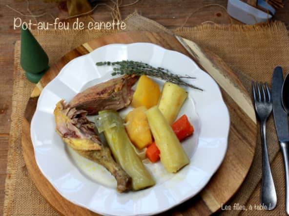 Pot-au-feu de canette