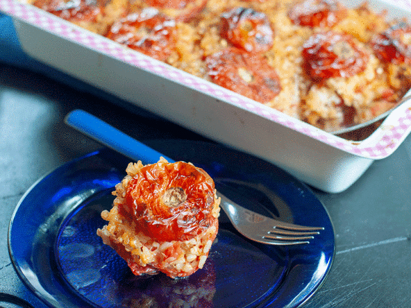 Tomates farcies au riz