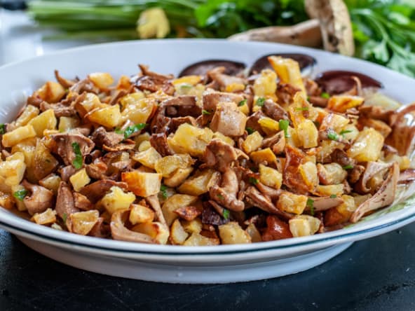 Girolle aux pommes de terre