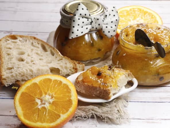 Confiture d'orange aux pépites de chocolat
