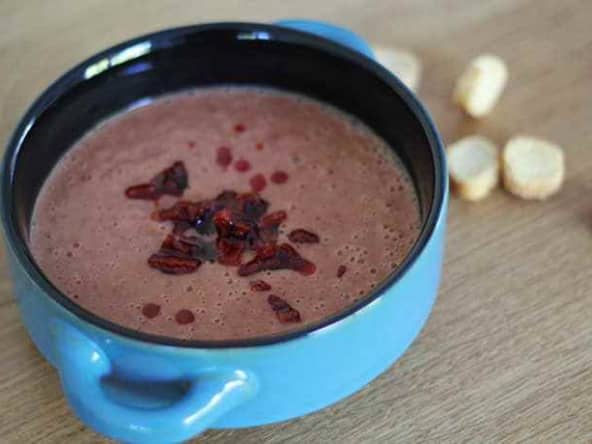 Soupe de haricots rouges et chorizo