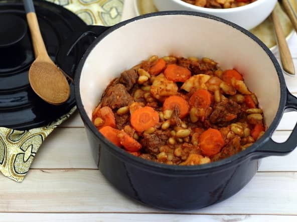 Mijoté de boeuf aux flageolets