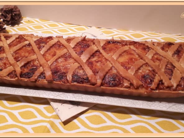 Tarte aux oignons et lardons sans oeufs