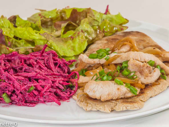 Naan au poulet 