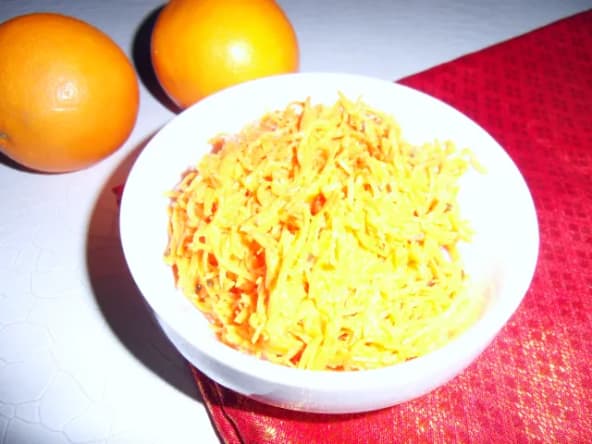 Salade de carottes au jus d’orange et au cumin de Marrakech