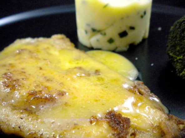 Filets de turbot sautés sauce beurre blanc