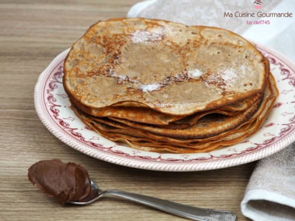 Crêpes châtaigne, sarrasin et pois chiche