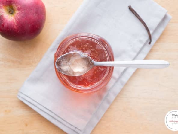 Gelée de pommes à la vanille