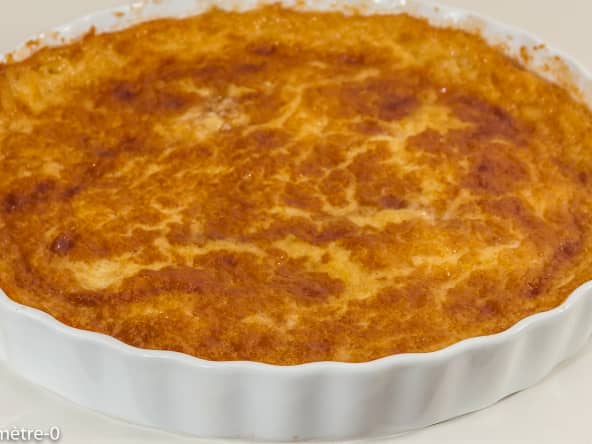 Tarte impossible au sucre de canne