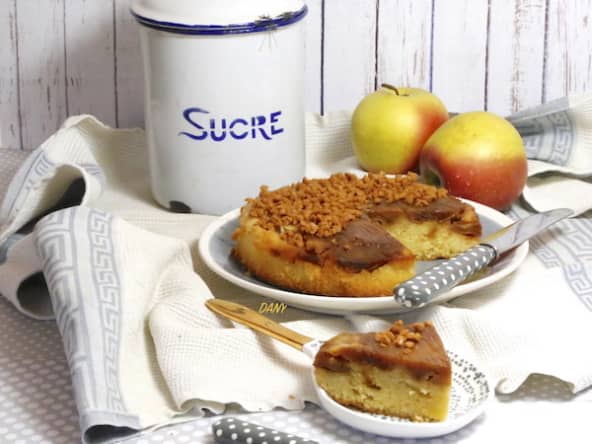 Gâteau à l'envers pomme caramel
