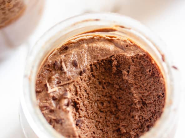 Mousse au chocolat à l'aquafaba