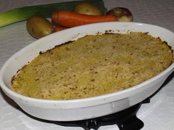 Hachis parmentier de légumes