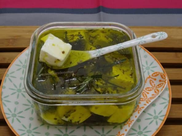 Feta marinée