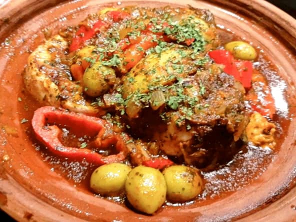 Espadon au four avec charmoula Marocaine