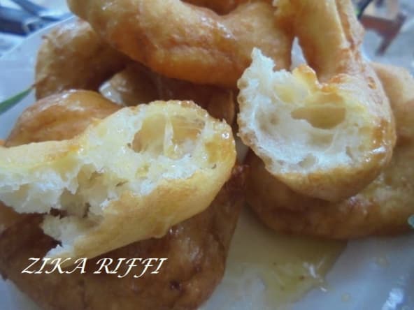 Beignets express au miel et a la felur d'oranger