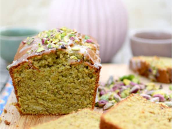 Cake à la pistache et à la fleur d'oranger