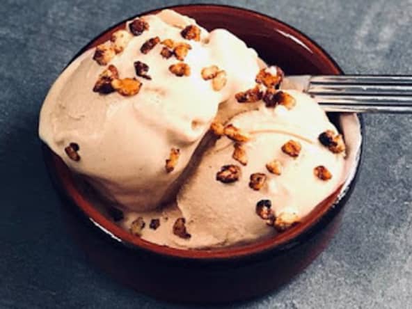 Crème glacée à l'amande
