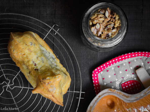 Lamala au comté, noix et lardons fumés