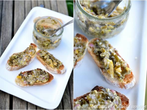 Tartare de kombu au citron confit