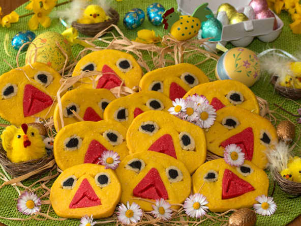 Sablés poussins pour Pâques